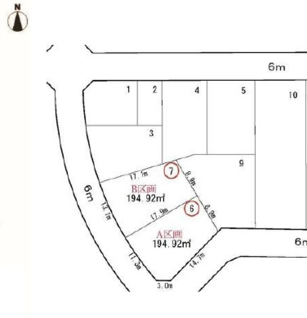 豊明市間米町八ツ屋　2区画　A区画 画像1