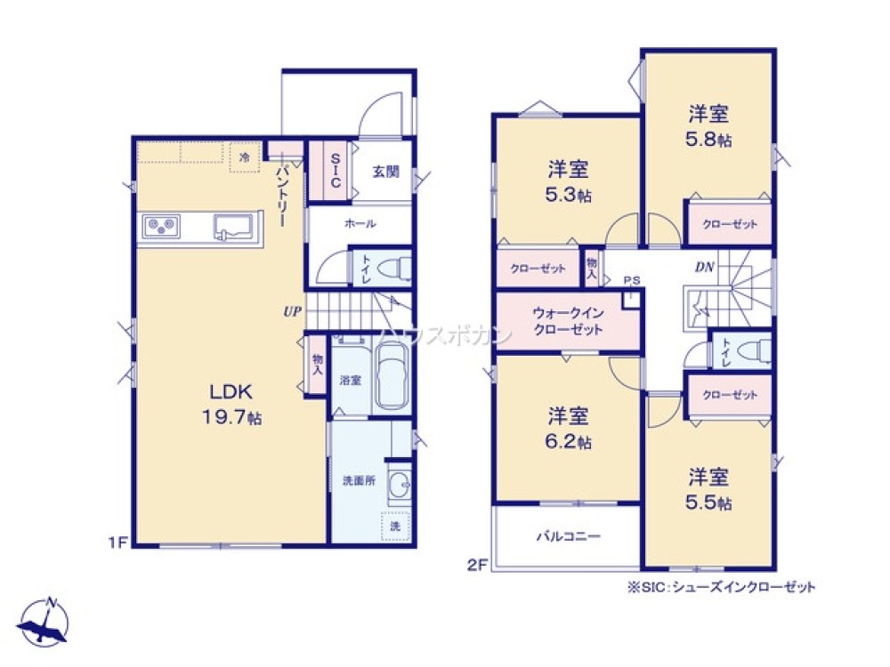 知多郡武豊町梨子ノ木　第二　全2棟　1号棟 画像5