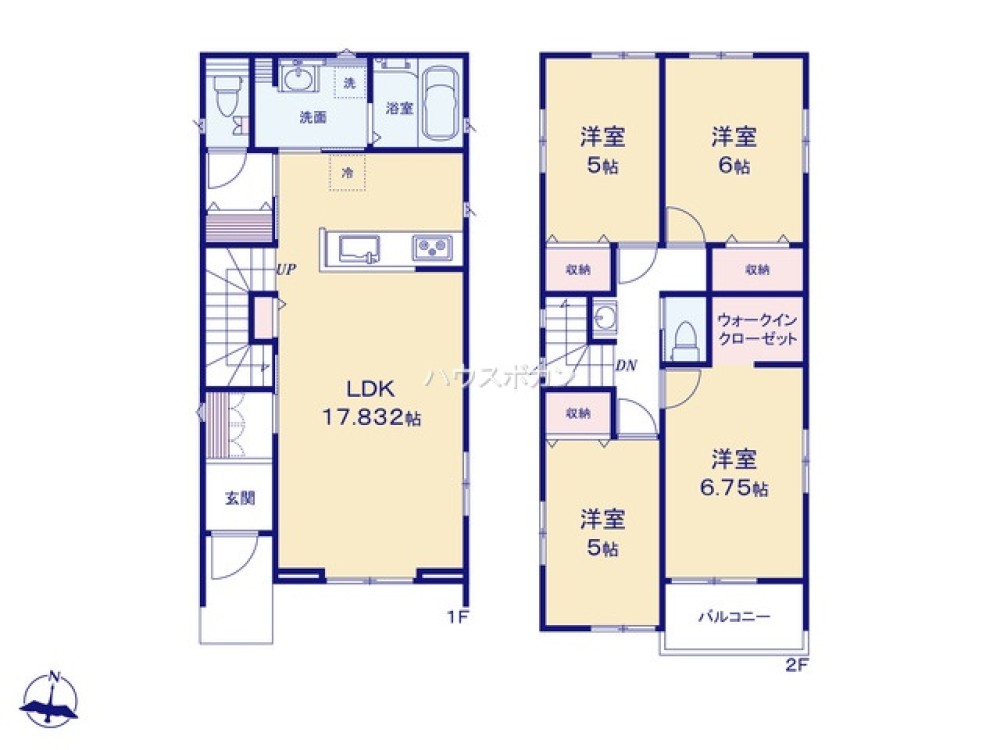岡崎市百々町　全2棟　2号棟 画像4
