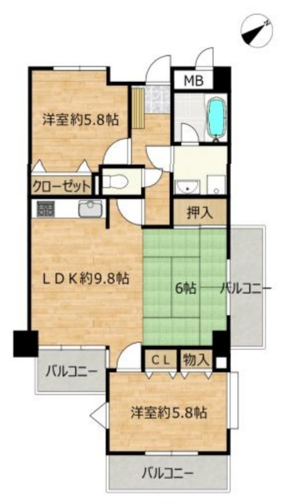 ライオンズマンション吉津 画像1