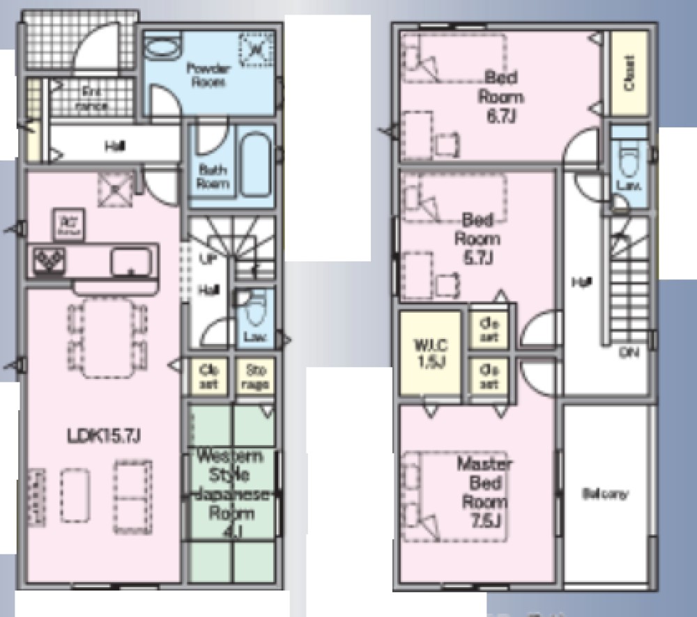 一宮市三条第6　全4棟　1号棟 画像1