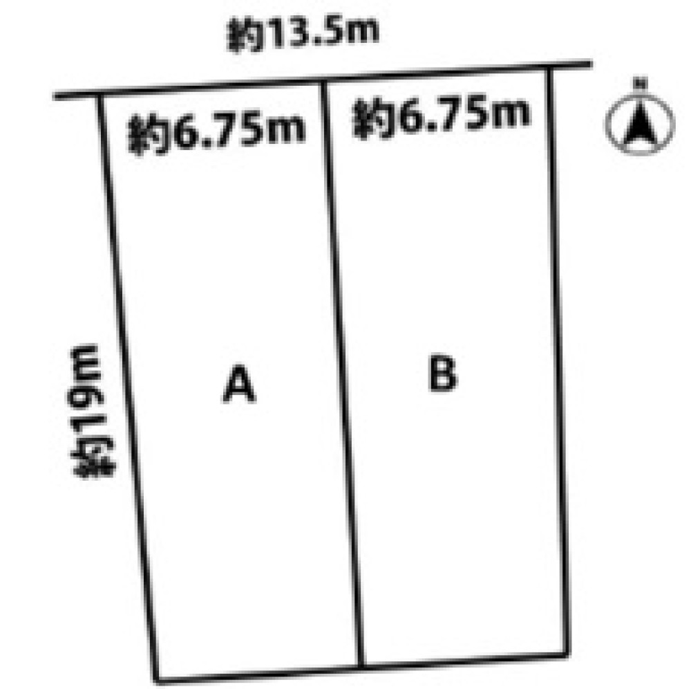 半田市桐ケ丘三丁目　全2区画　B号地 画像1