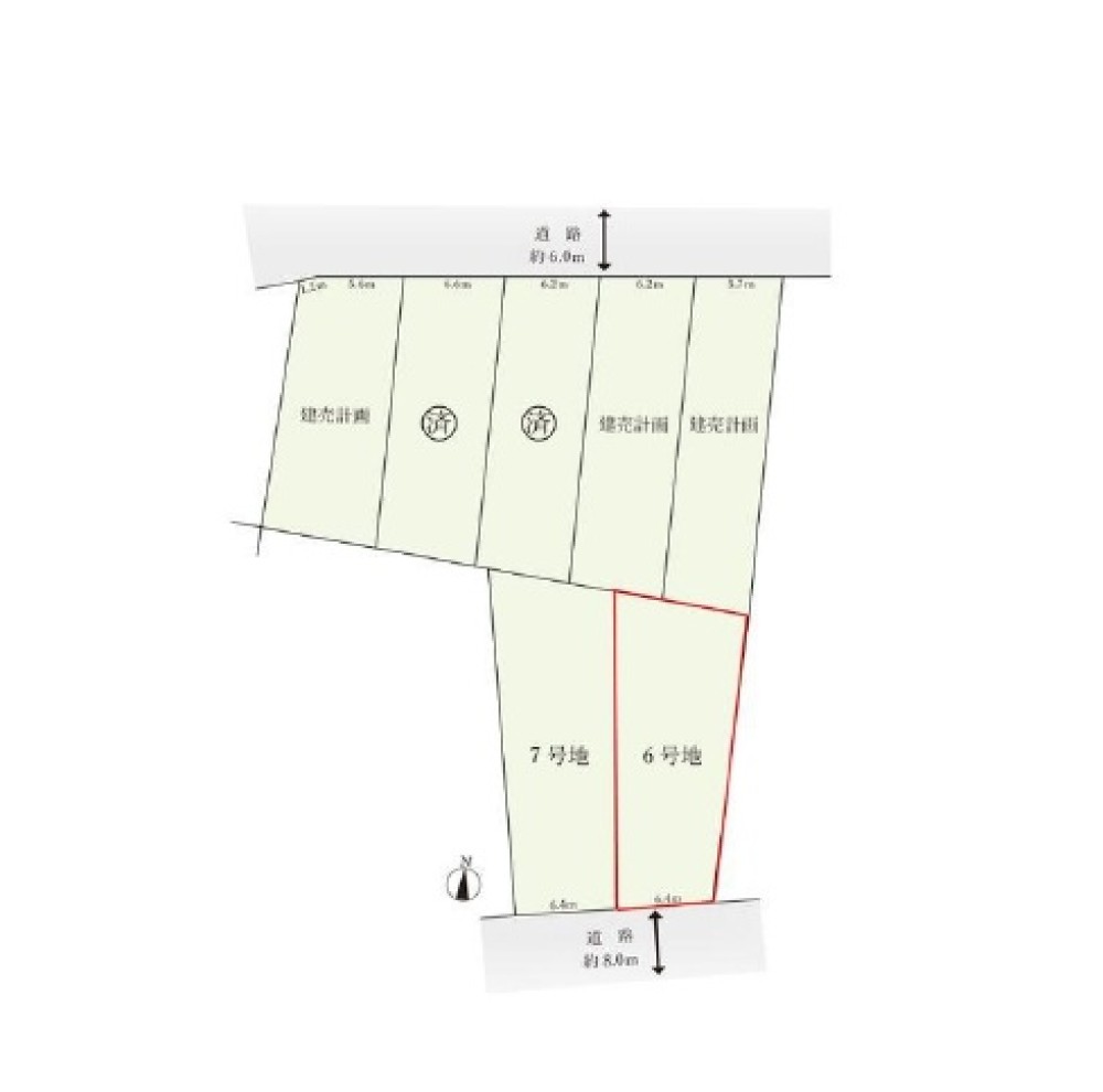 尾張旭市庄南町　全7区画　6号地 画像1