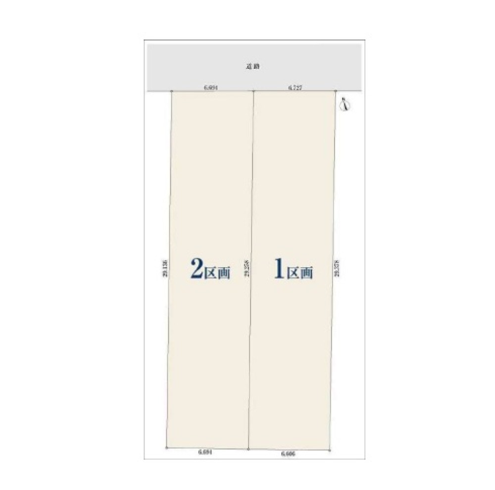 名古屋市名東区代万町　全2区画　2区画 画像1