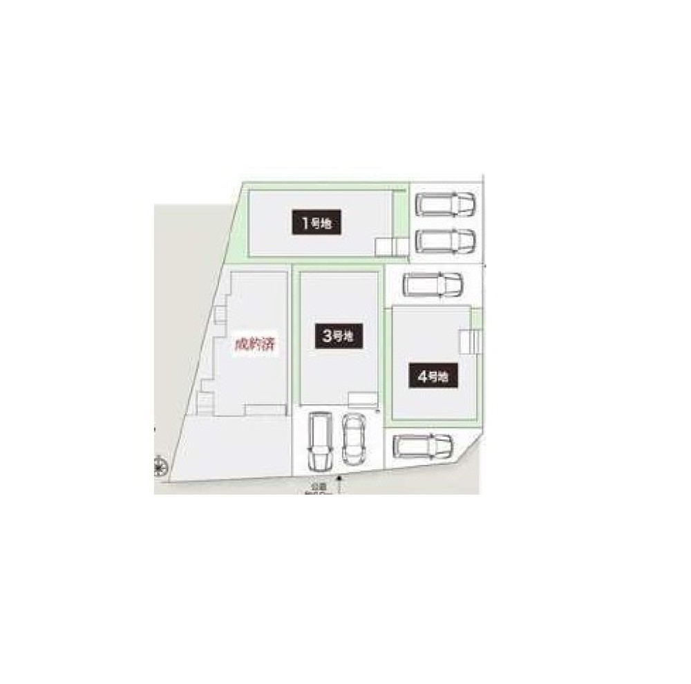 尾張旭市西大道町　全4棟　3号棟 画像1