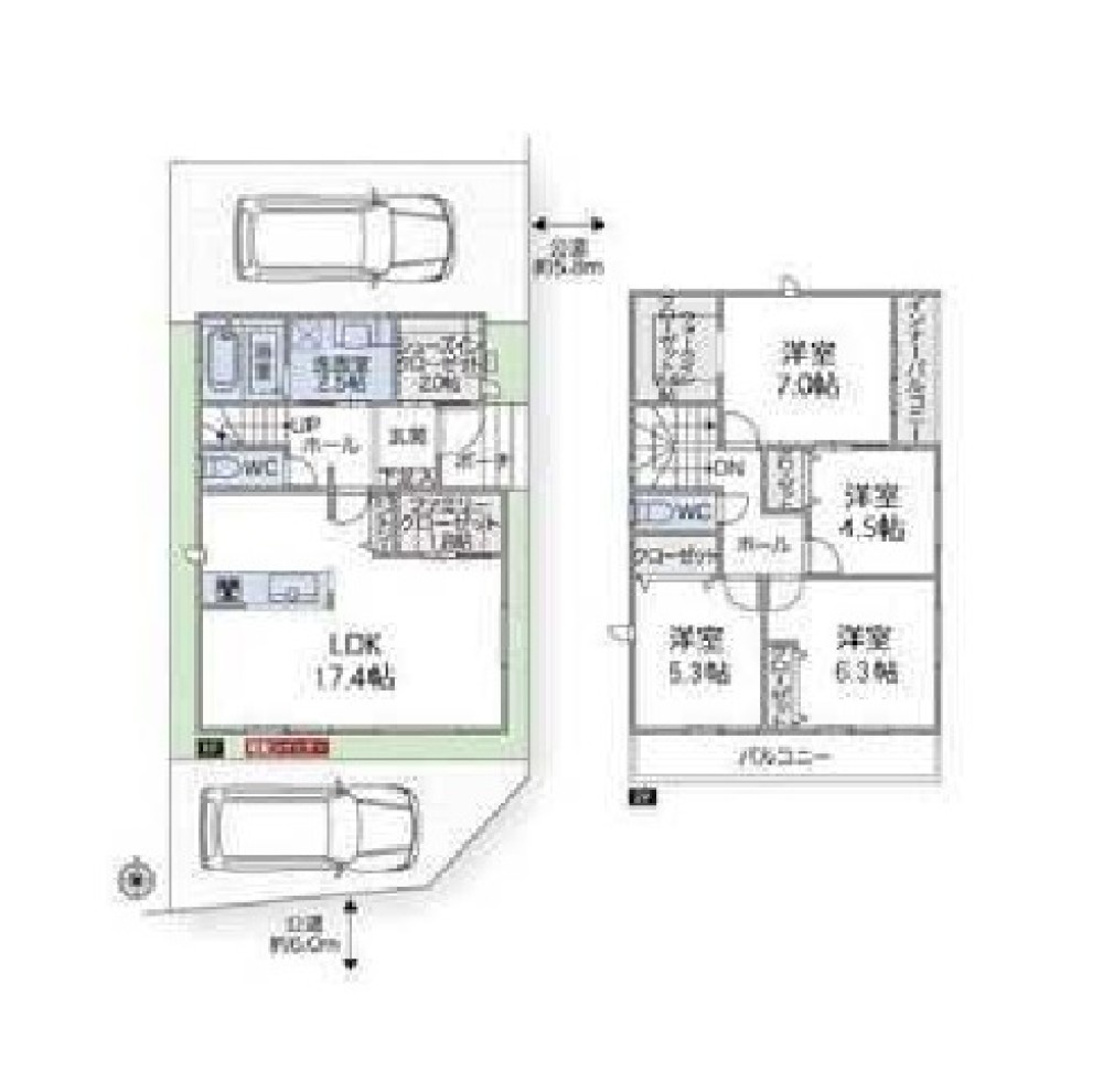 尾張旭市西大道町　全4棟　4号棟 画像2