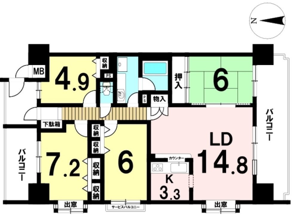 サンマンションアトレ高畑 画像1