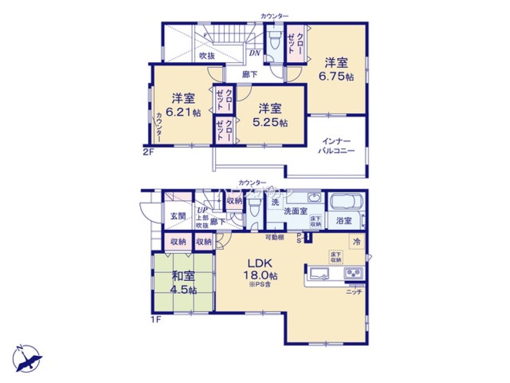 岡崎市福岡町　全5棟　第4号棟 画像3