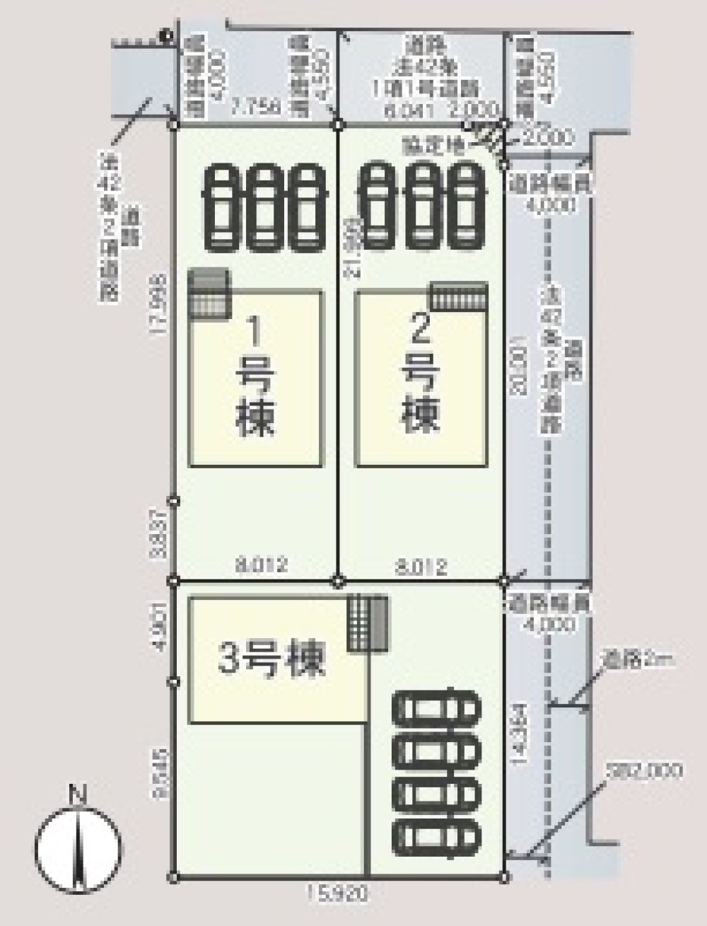一宮市大毛第4　全3棟　3号棟 画像1