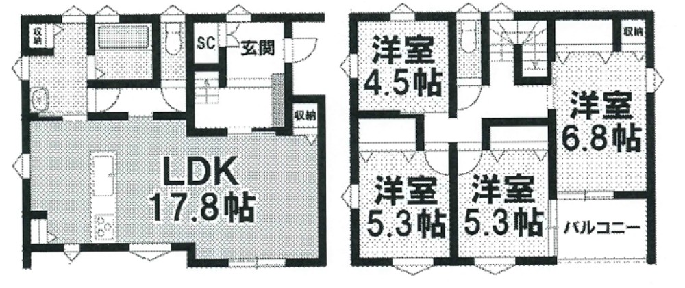 豊橋市天伯町　全2棟　B棟 画像1