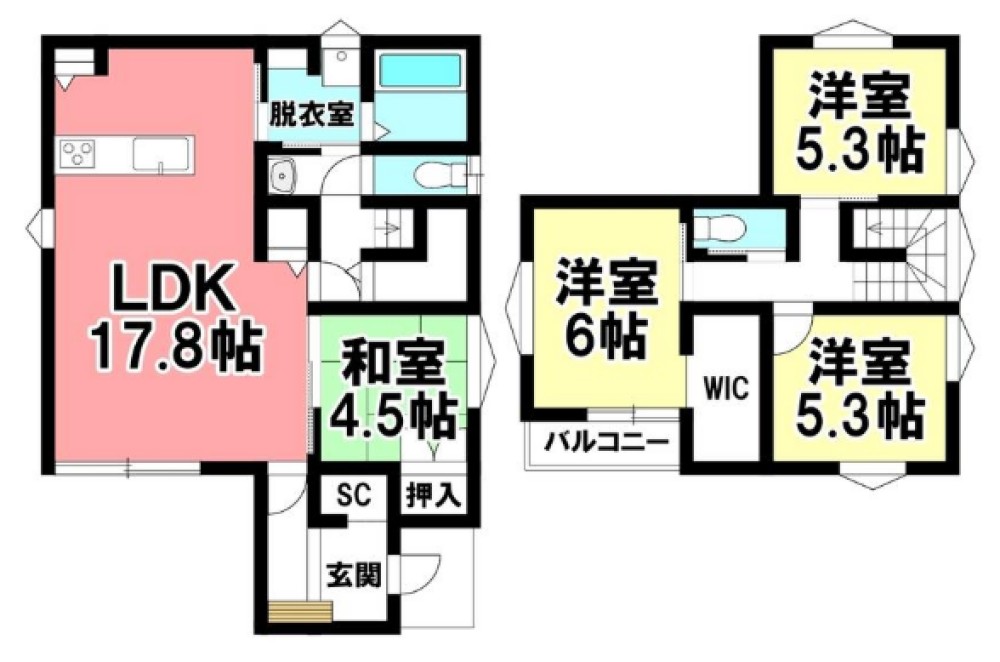 豊橋市下条西町　全3棟　B号棟 画像1