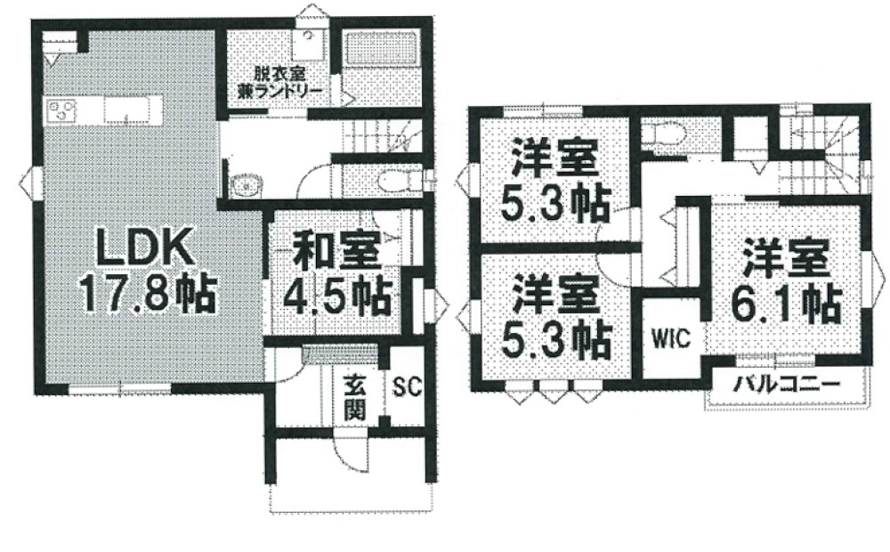 豊橋市下条西町　全3棟　C号棟 画像1