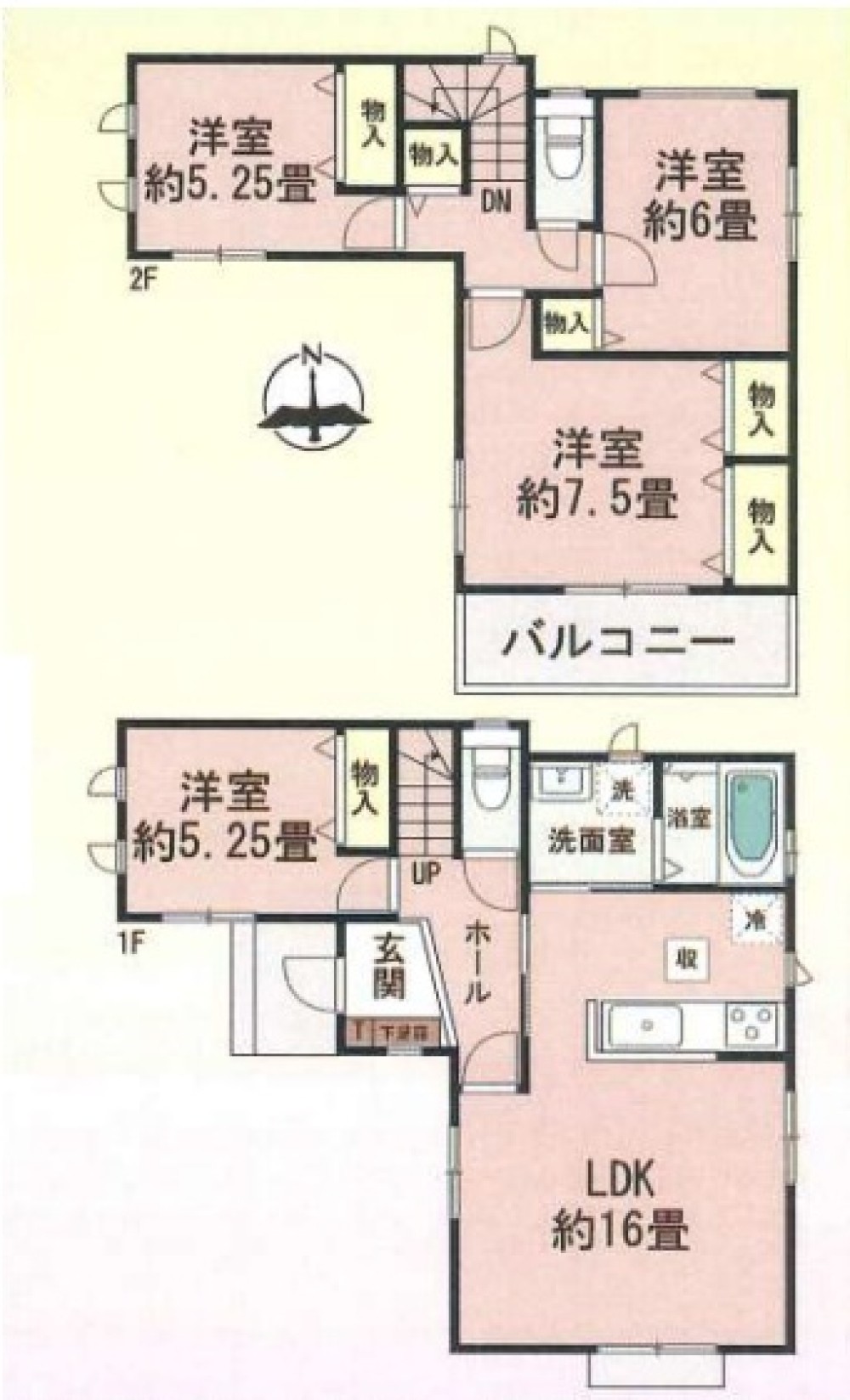 春日井市白山町5期　全4棟　A号棟 画像2