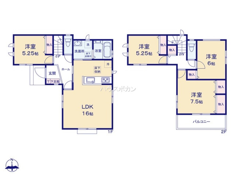 春日井市白山町5期　全4棟　A号棟 画像4