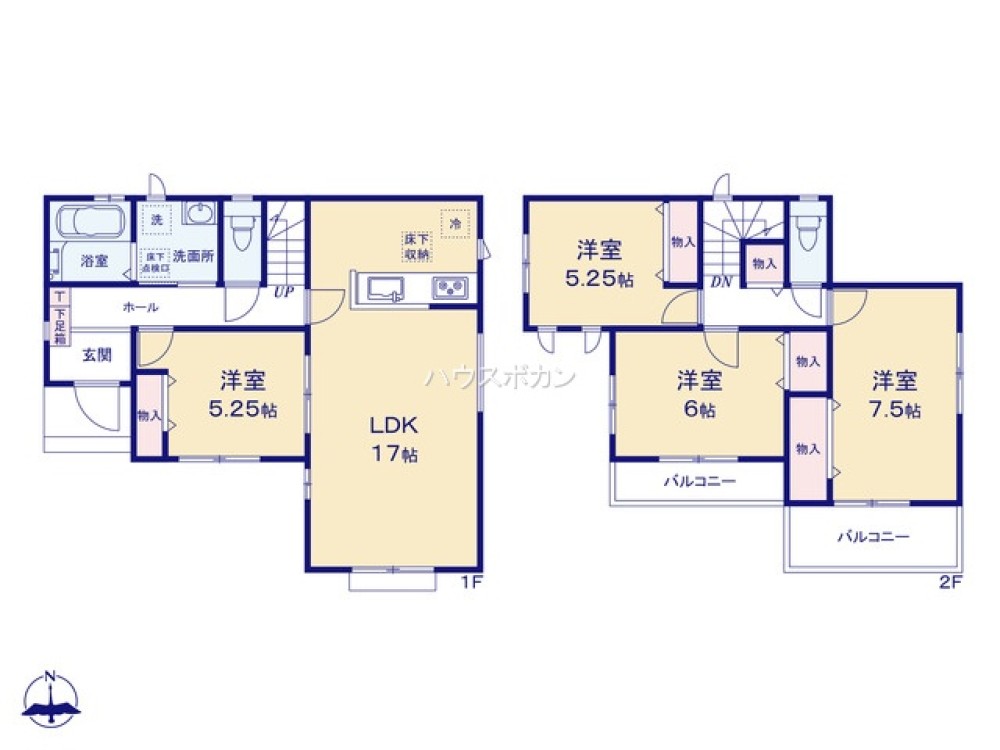 春日井市白山町5期　全4棟　B号棟 画像3