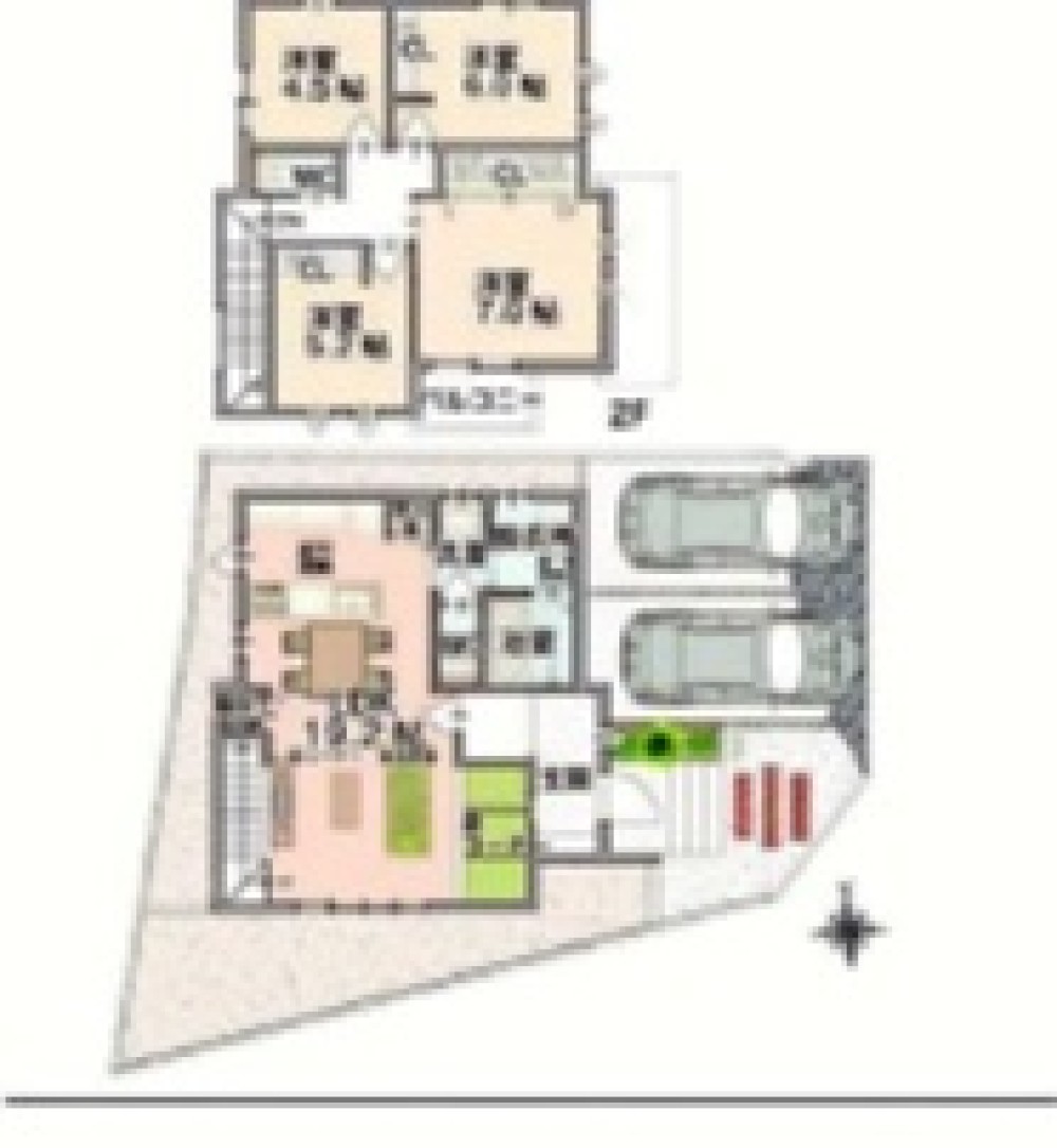 常滑市錦町三丁目　全4棟　1号棟 画像1