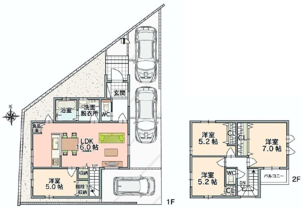 LDK16帖！全居室収納付きの4LDK◎