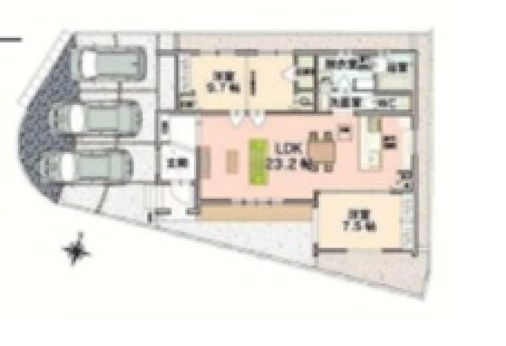 常滑市錦町三丁目　全4棟　6号棟 画像1