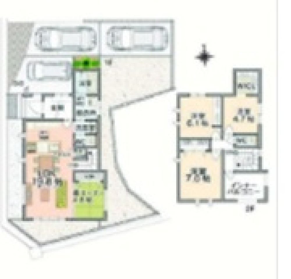 常滑市錦町三丁目　全4棟　9号棟 画像1