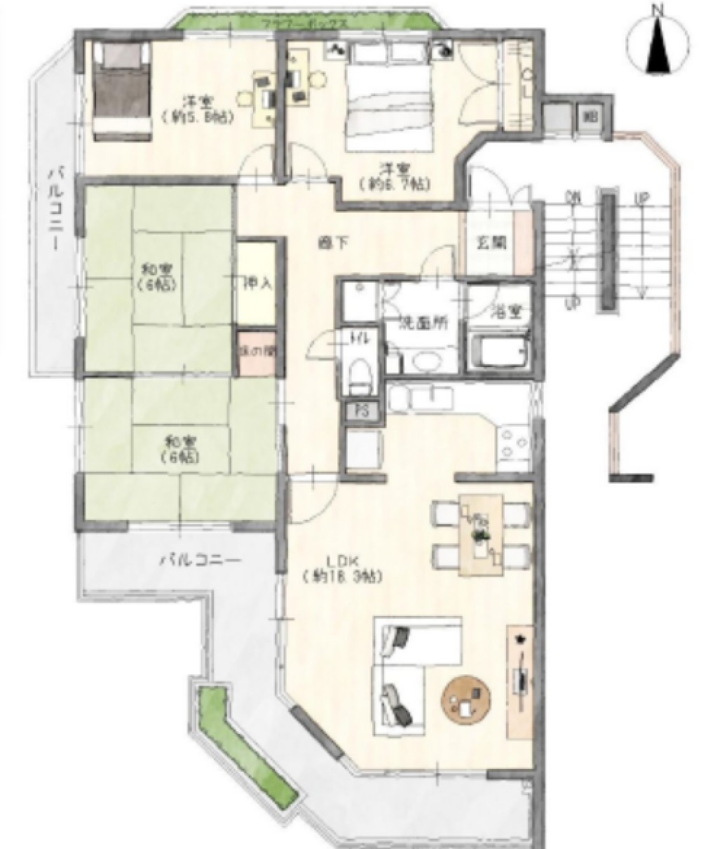 ロイヤル梅園ガーデンA棟 画像1