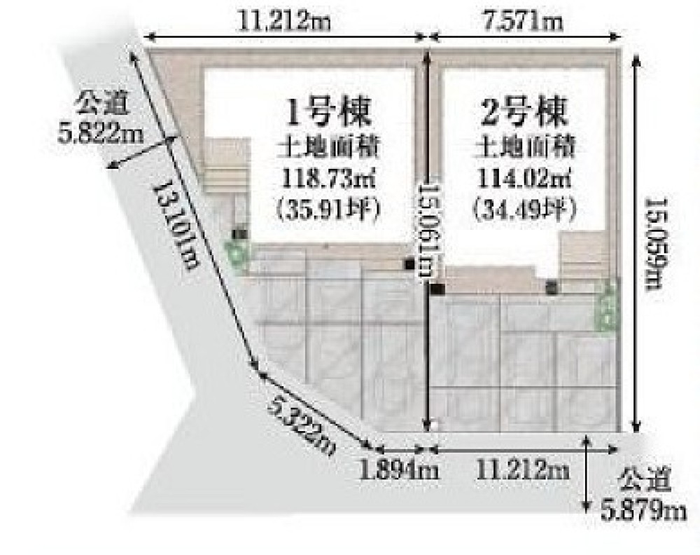 安城市里町　全2棟　1号棟 画像1