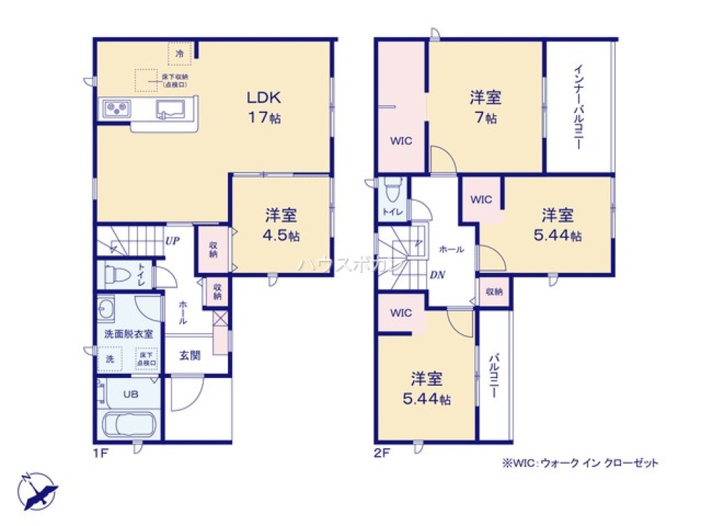 半田市岩滑高山町二丁目　全2棟　1号棟 画像5