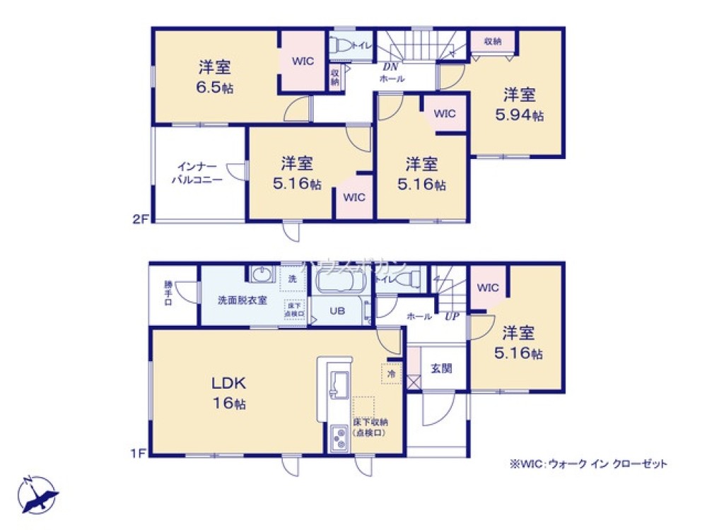 西尾市錦城町　全3棟　3号棟 画像4