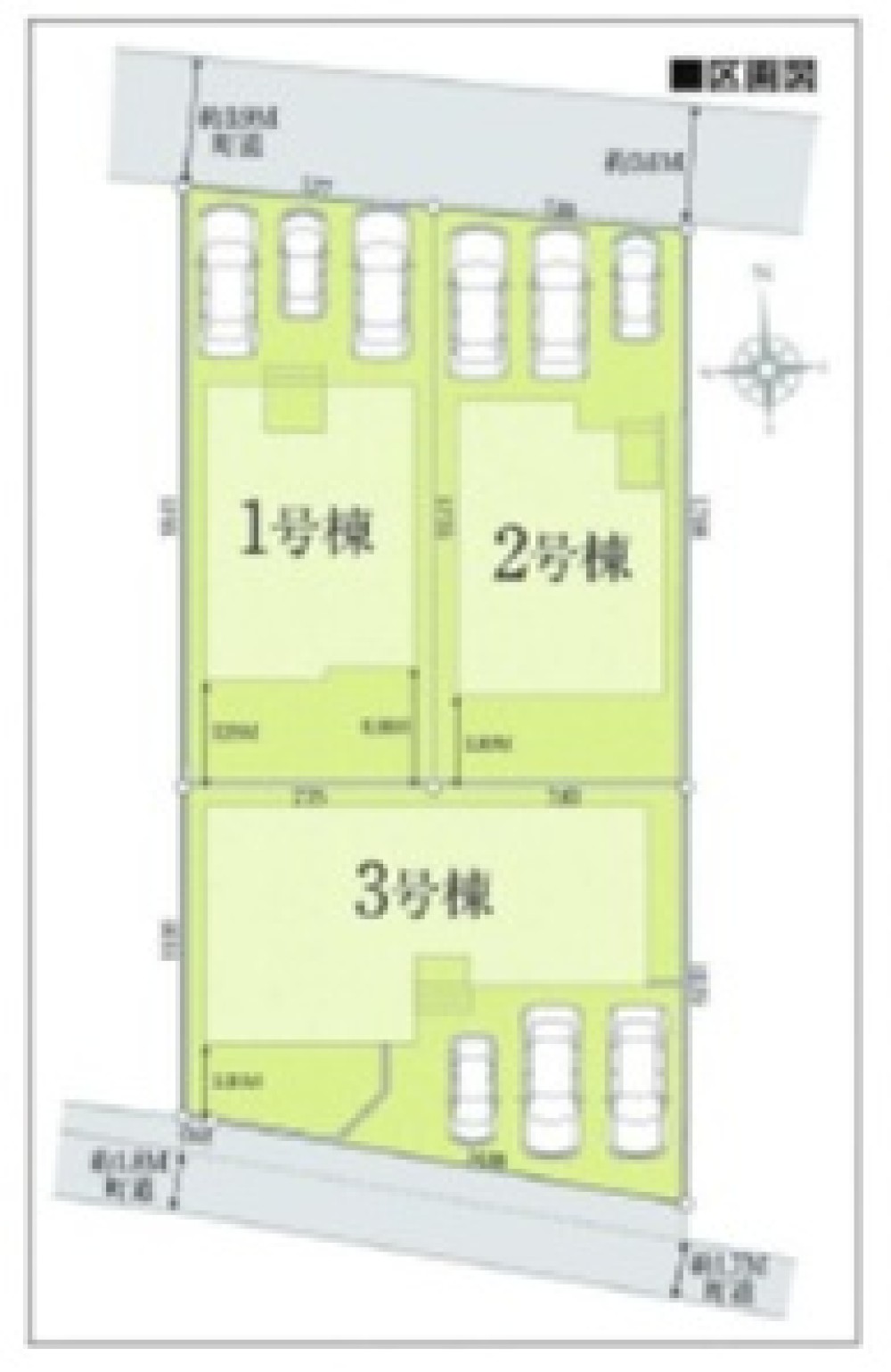 知多郡阿久比町大字植大字西山ノ手　全3棟　3号棟 画像2