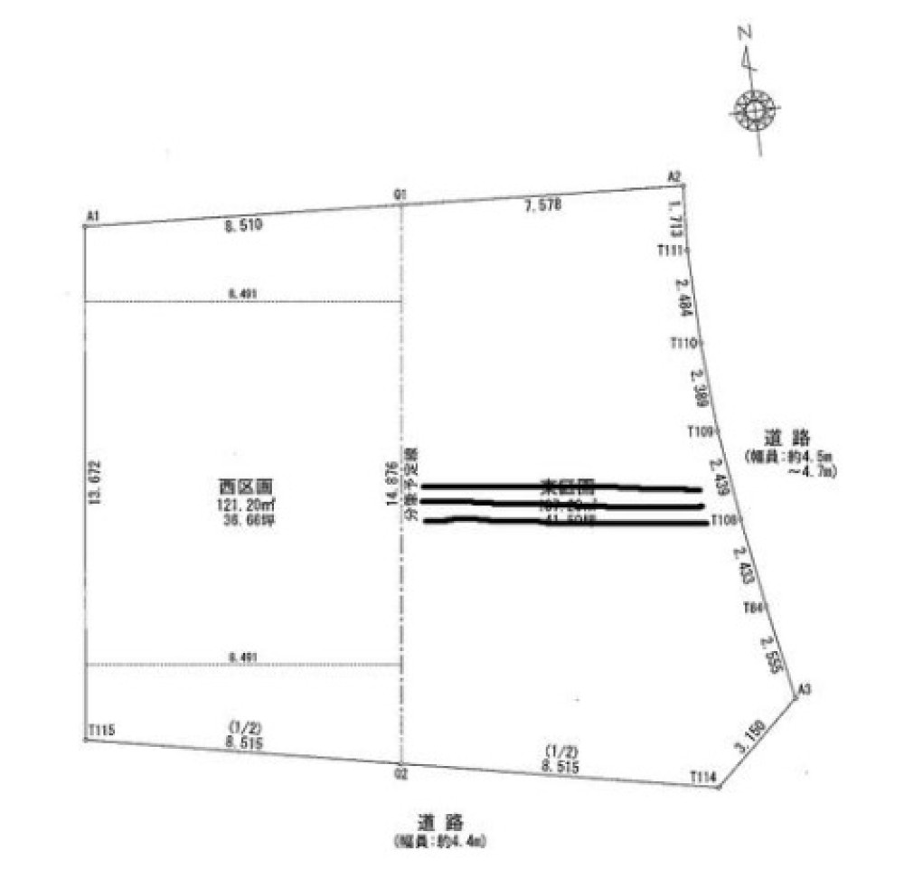一宮市開明　全2区画　西区画 画像1