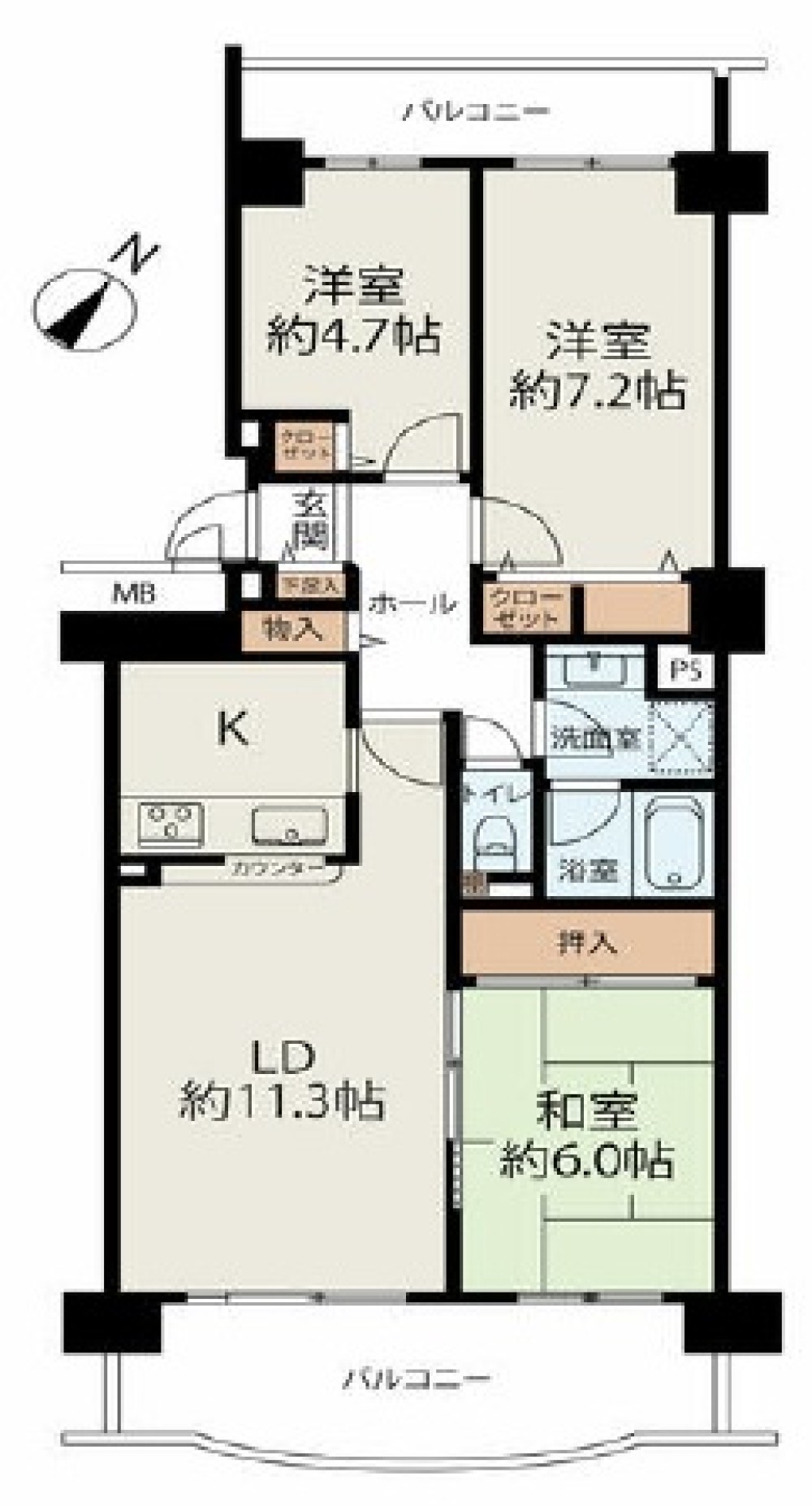 ロイヤルコート半田弐番館 画像1