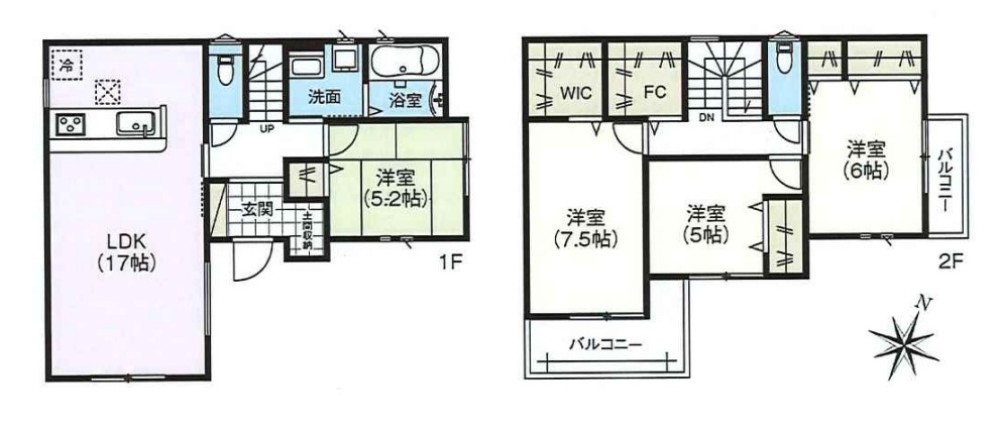 小牧市本庄郷浦第14　全1棟　1号棟 画像2