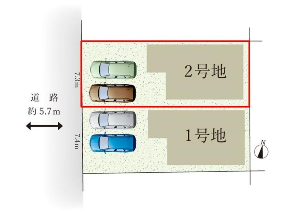 小牧市小牧5期　全2棟　2号棟 画像1