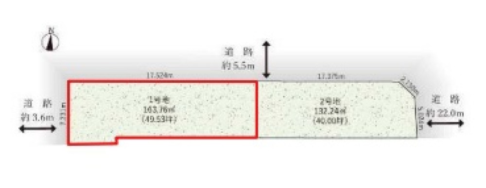 一宮市本町通1期　全2区画　1号地 画像1