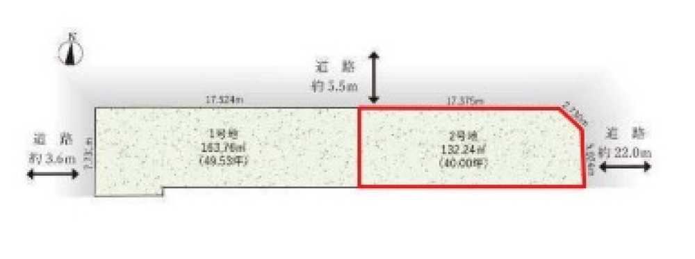 一宮市本町通1期　全2区画　2号地 画像1