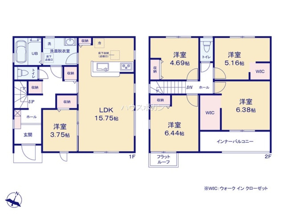 一宮市今伊勢町第六　全4棟　1号棟 画像5