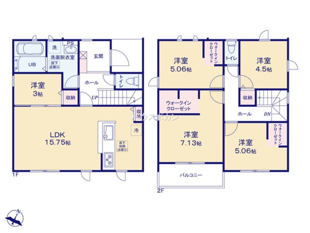 常滑市西之口二丁目　全8棟　6号棟 画像4