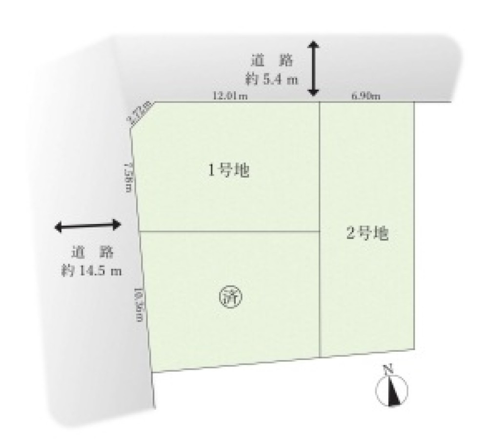 名古屋市瑞穂区浮島町　2期　全3区画　2号地 画像1