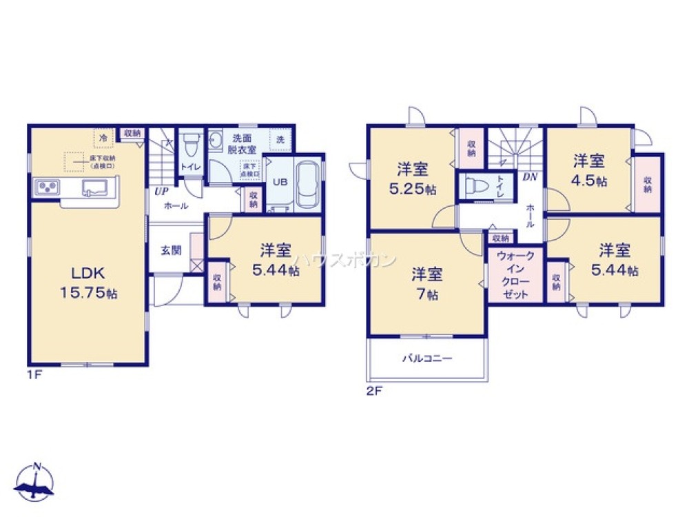 知多郡阿久比町北海道　全7棟　2号棟 画像4
