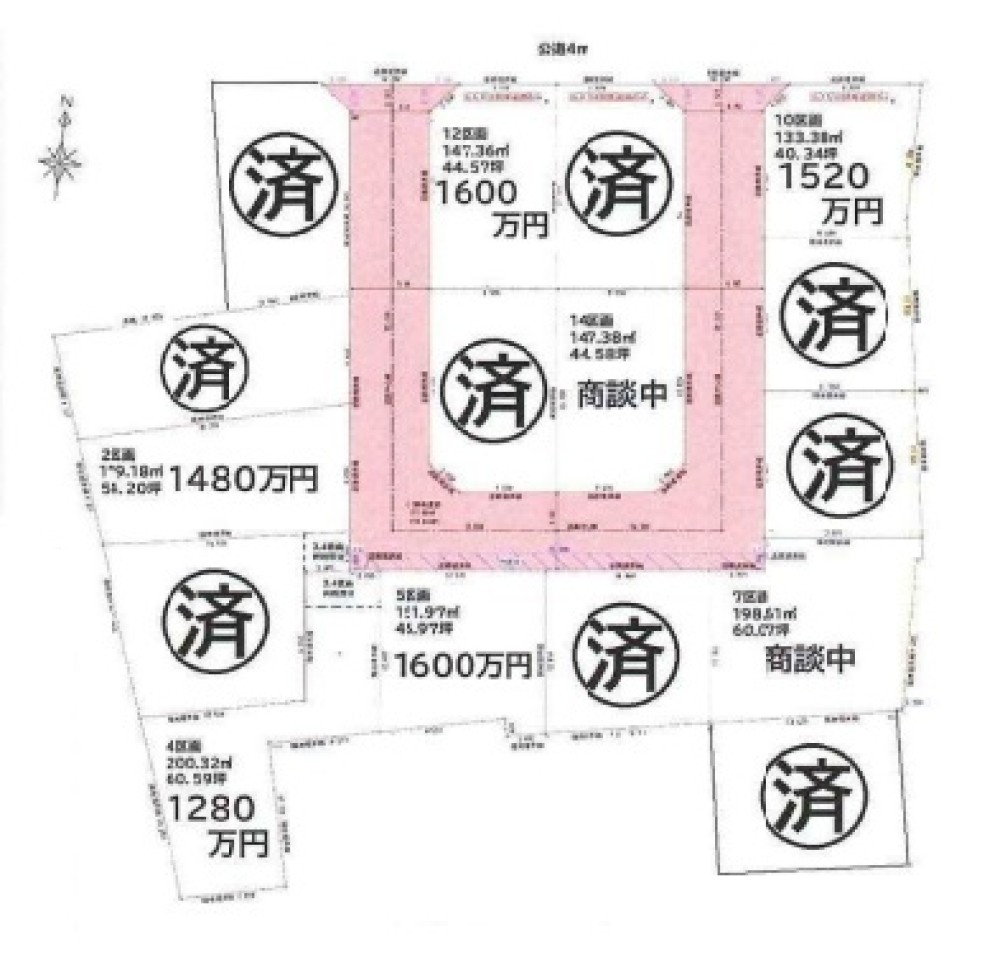 清須市清洲御舟頭　全15区画　14区画 画像1
