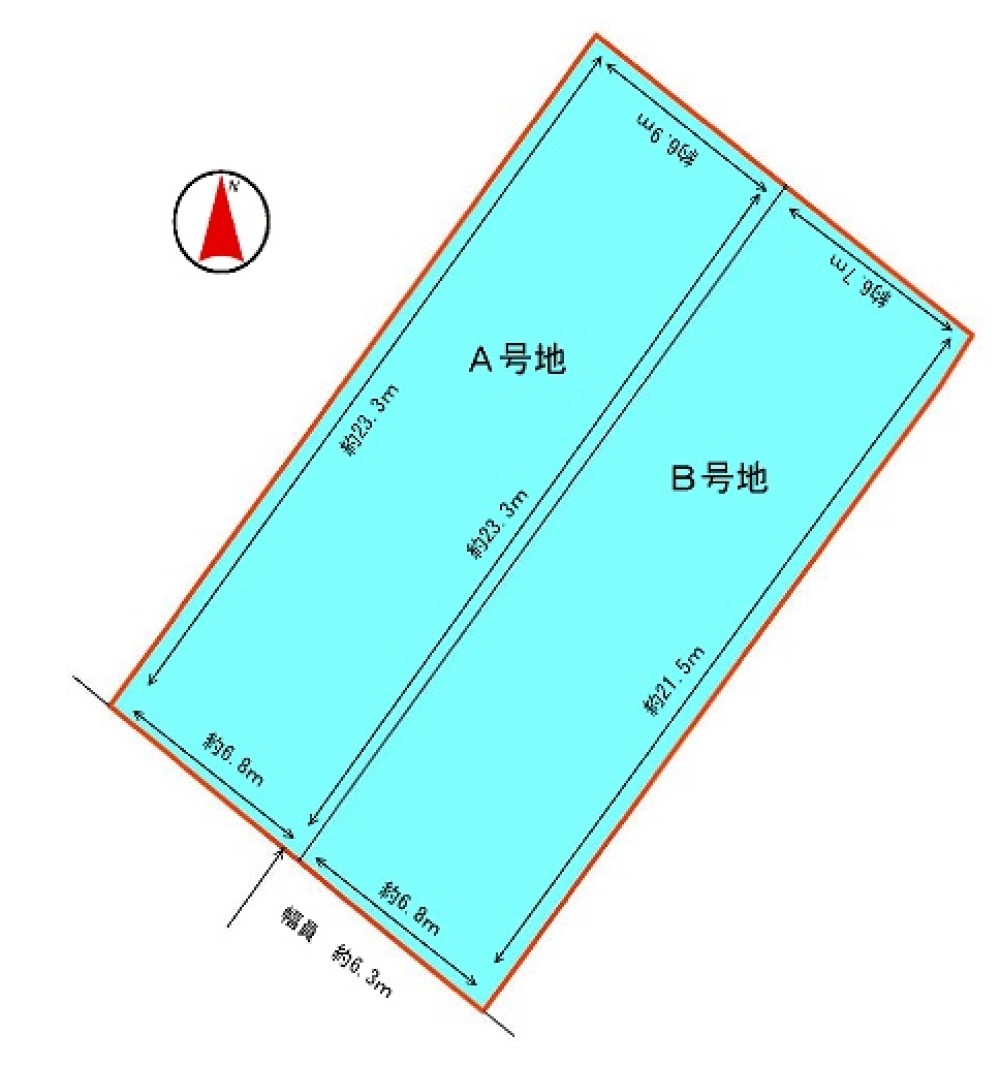 名古屋市昭和区川名町　全2区画　B号地 画像1