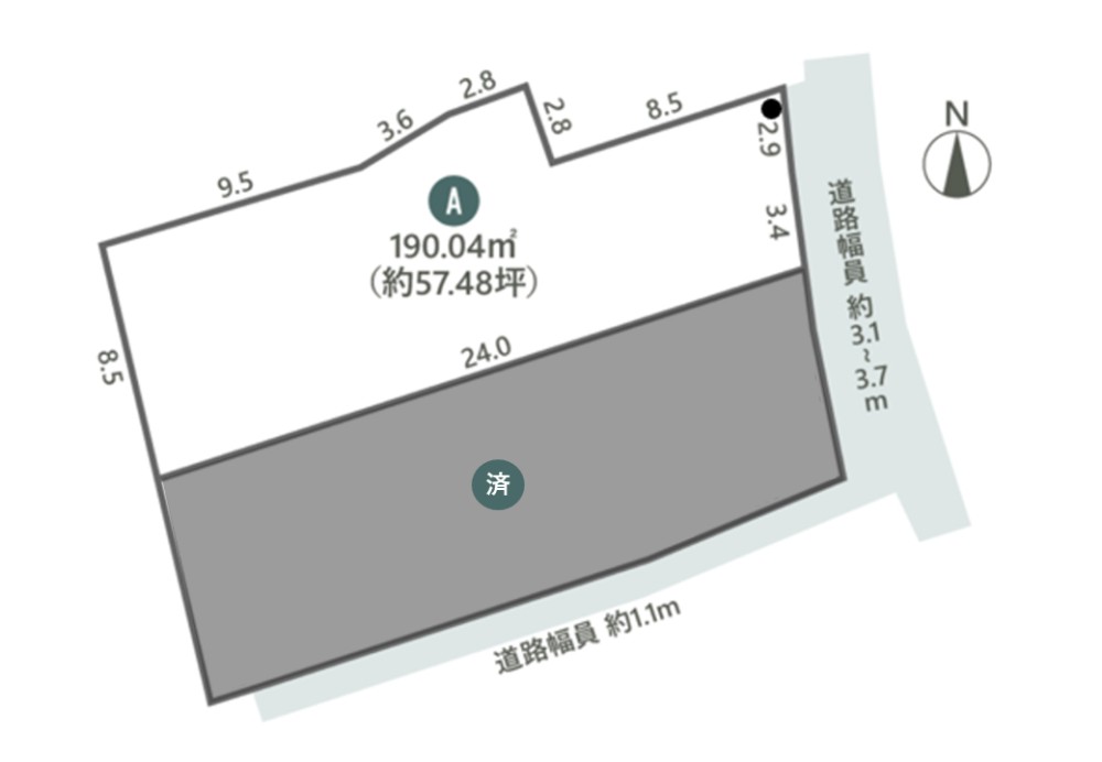 清須市西枇杷島町　全2区画　A区画 画像4