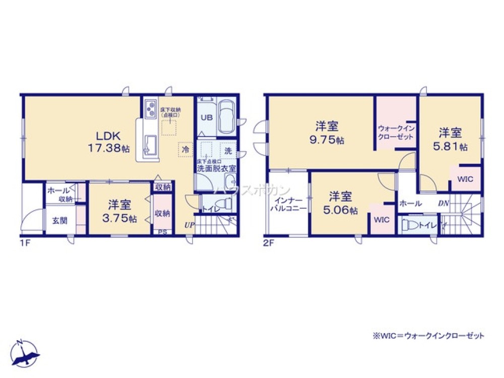 小牧市久保一色　全2棟　2号棟 画像4