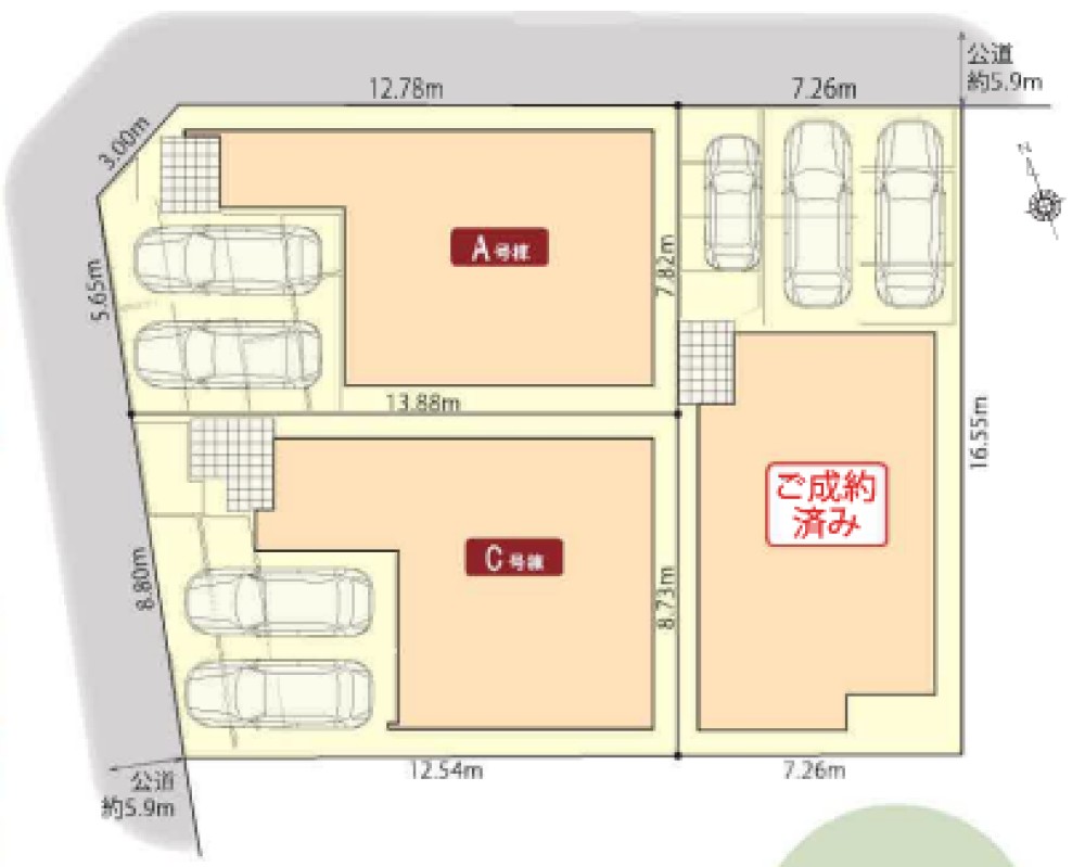 安城市東別所町　全3棟　C号棟 画像1
