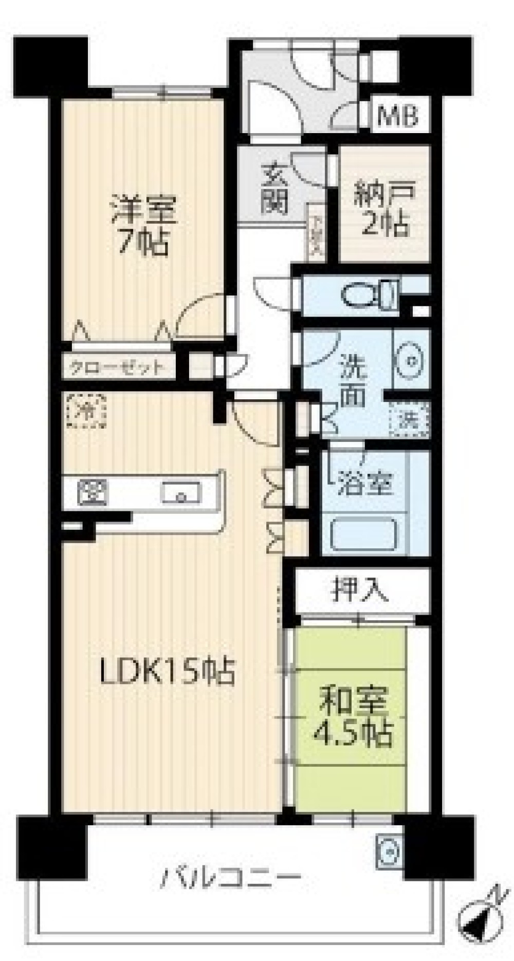 レゾンシティ田中町 画像1