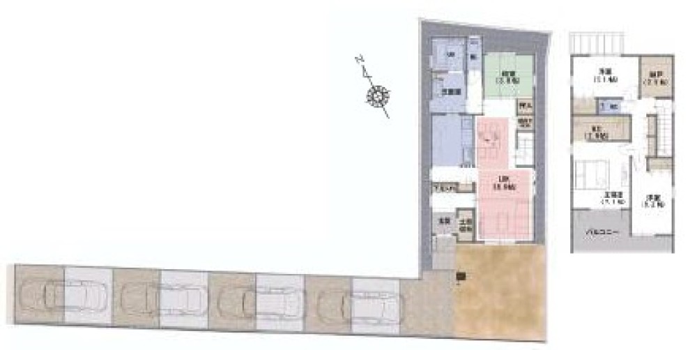 豊田市吉原町　全3棟　B号棟 画像2