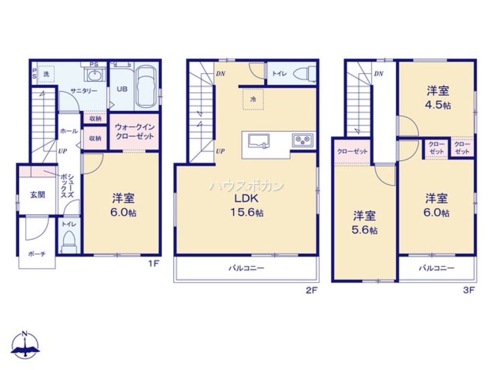 名古屋市中川区尾頭橋　1期　全3棟　2号棟 画像4