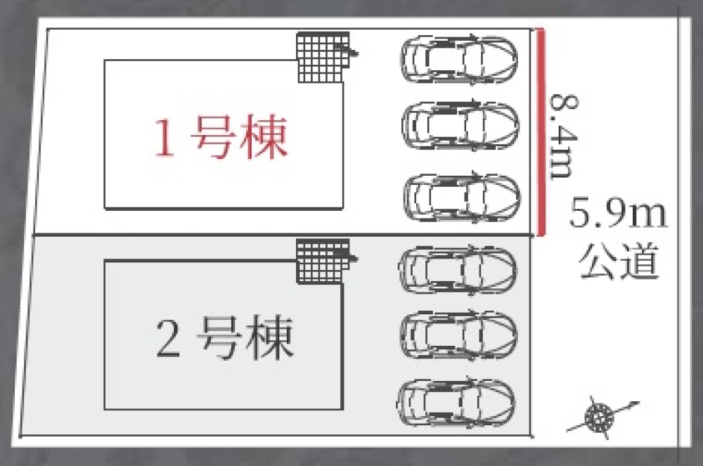 名古屋市緑区徳重　2期　全2棟　1号棟 画像1