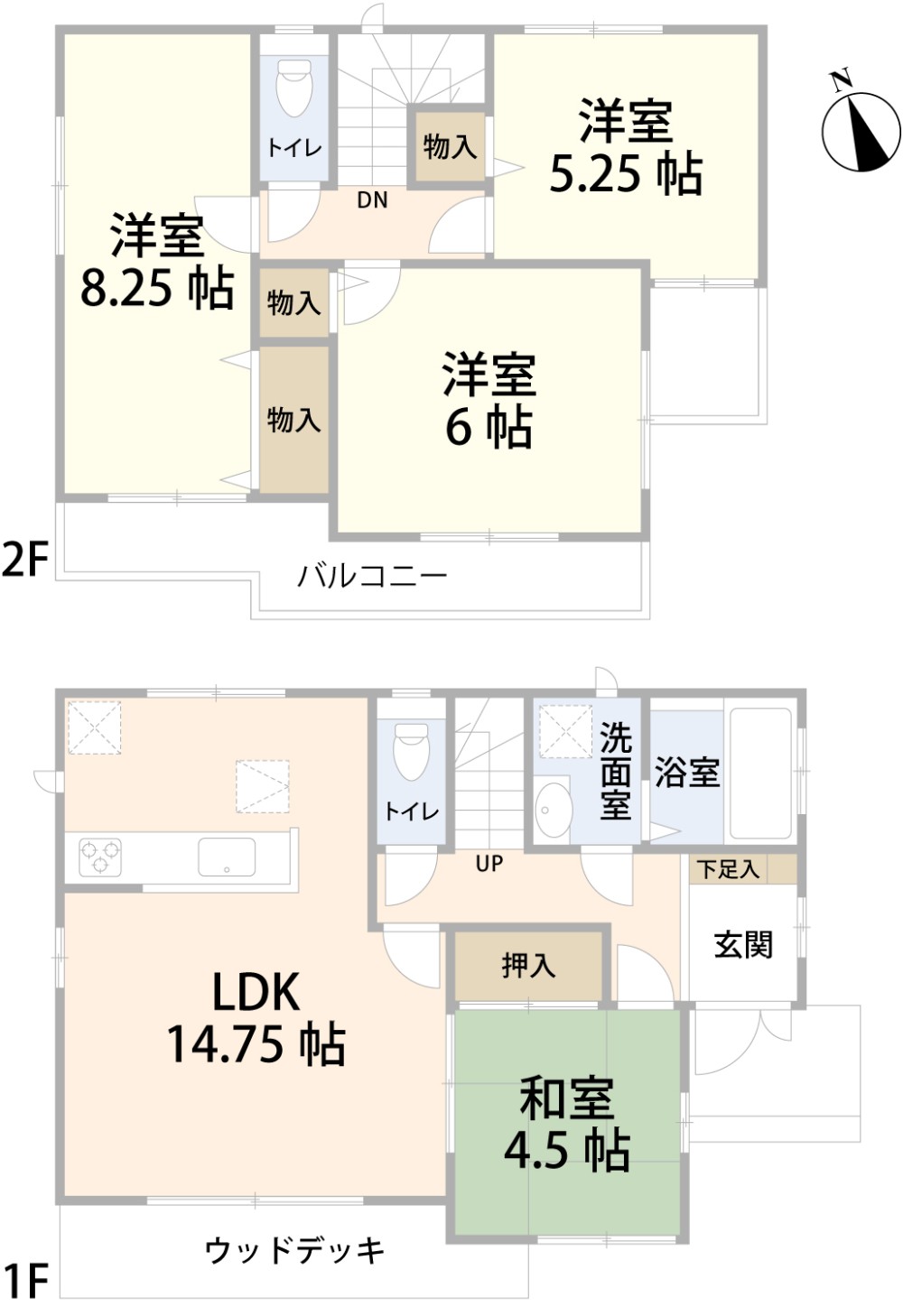 実用性と暮らしやすさを重視した間取りです。