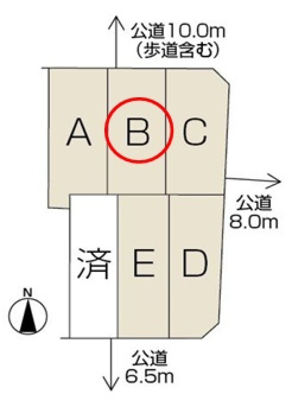 名古屋市中川区　春田駅南Part8　全6棟　B号棟 画像1