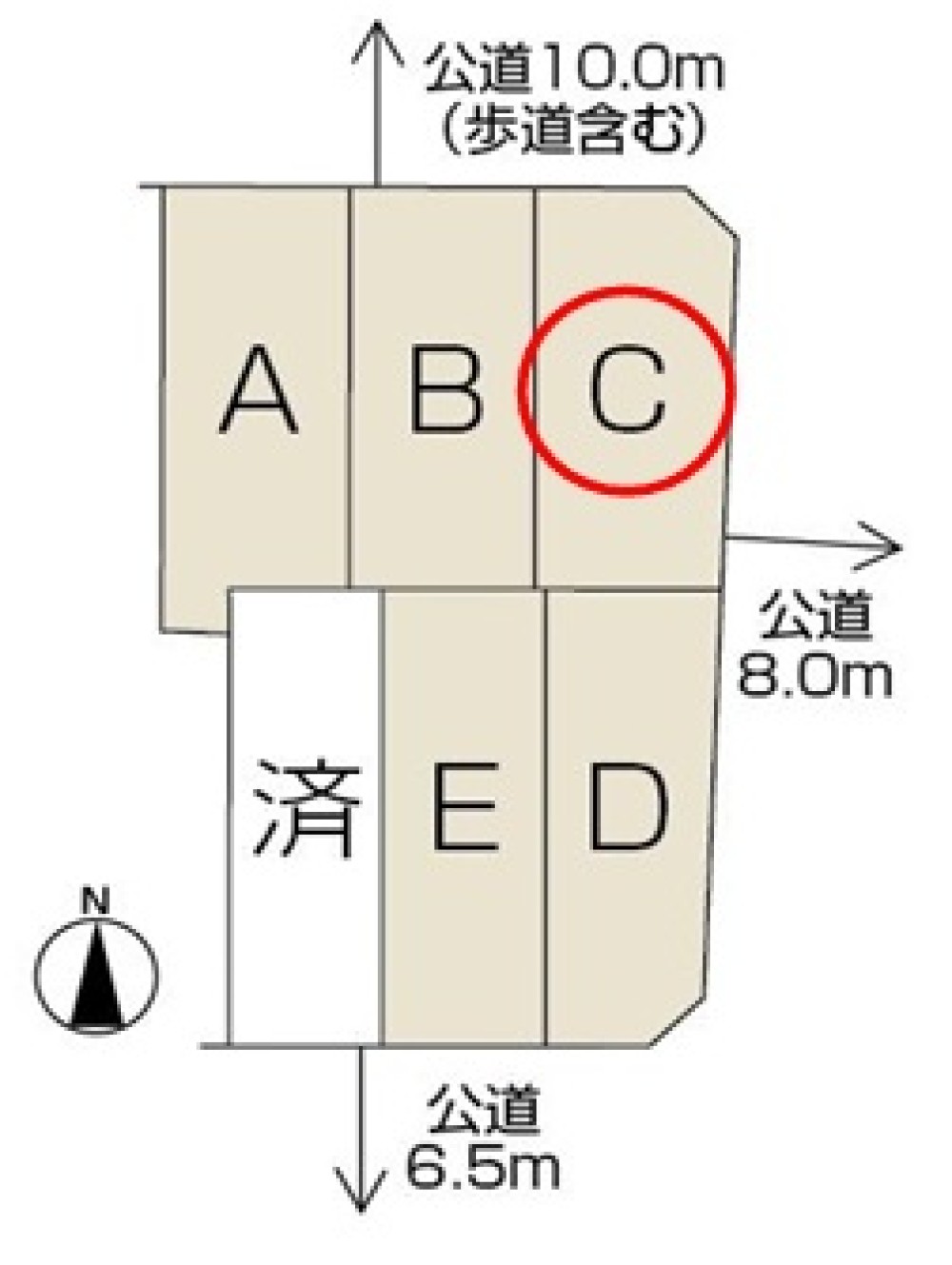 名古屋市中川区　春田駅南Part8　全6棟　C号棟 画像1